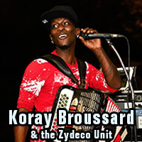 Koray Broussard & The Zydeco Unit - LIVE @ 3rd Annual NOLA Zydeco Fest