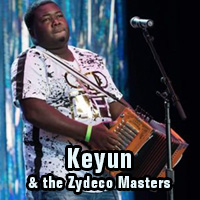 Keyun & the Zydeco Masters - LIVE @ Mr A's