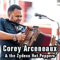 Corey Arceneaux & the Zydeco Hot Peppers - LIVE @ Commodore Barry Club