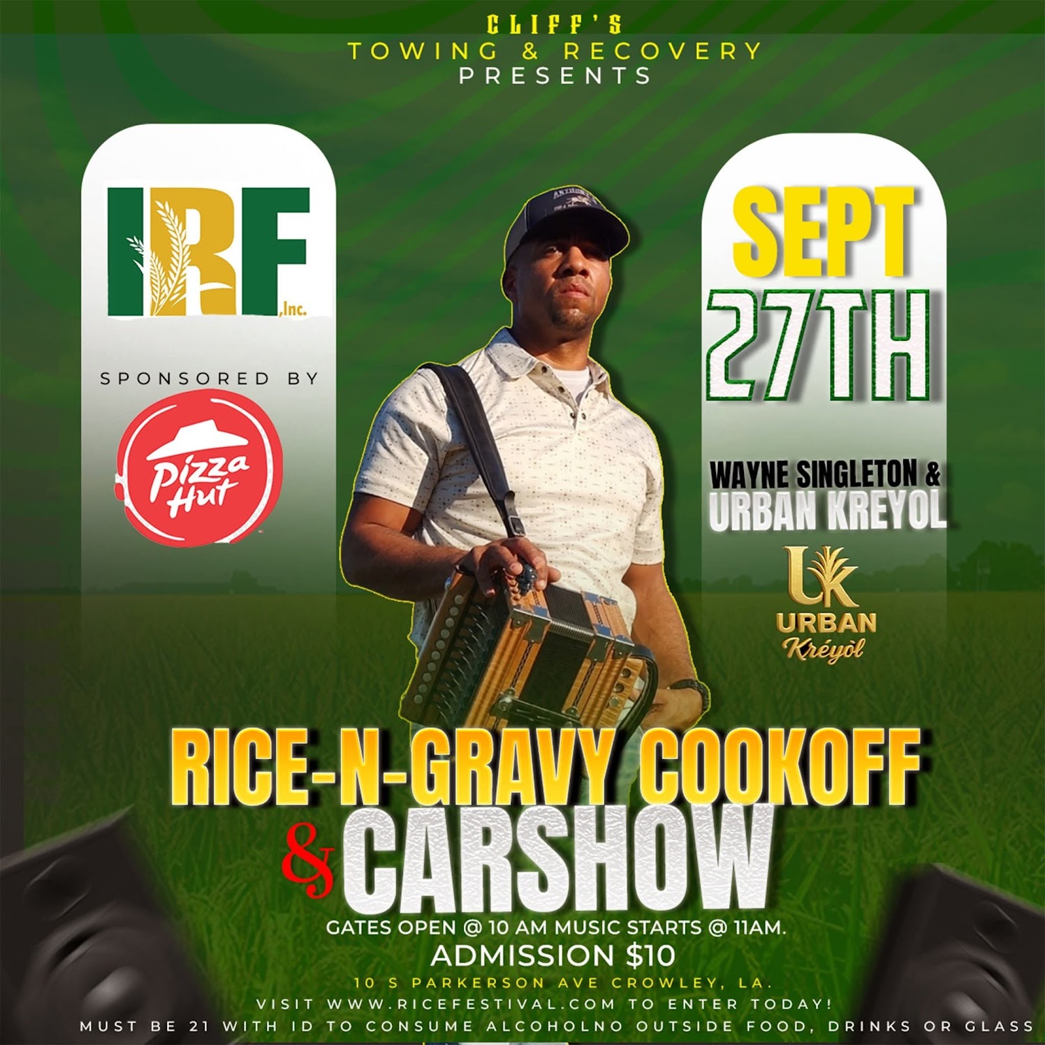 Wayne Singleton & Urban Kreyol - LIVE @ 2025 IRF Rice & Gravy Cookoff & Car Show