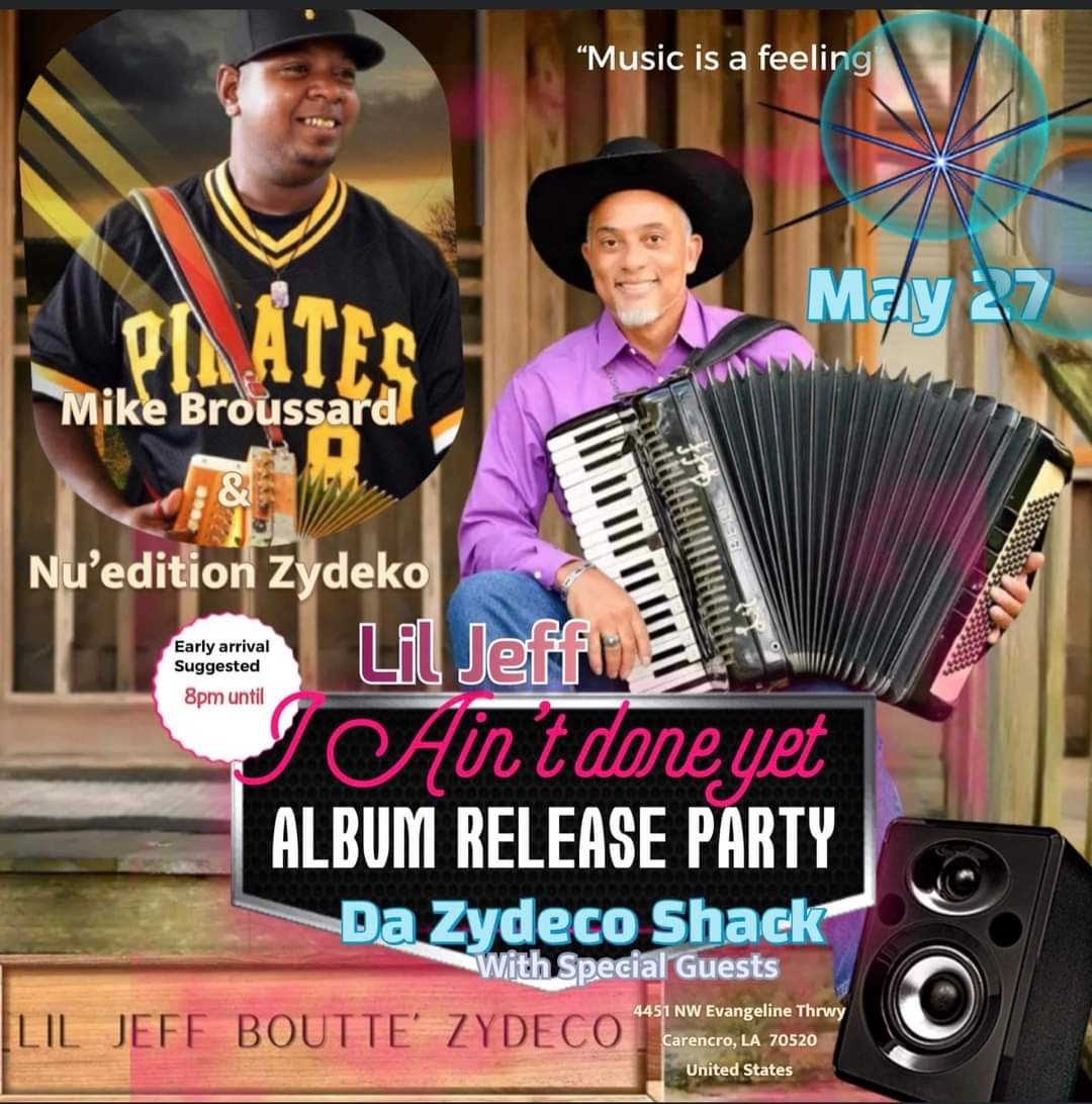 Lil Jeff Boutte - CD Release Party w/ Special Guest Mike Broussard