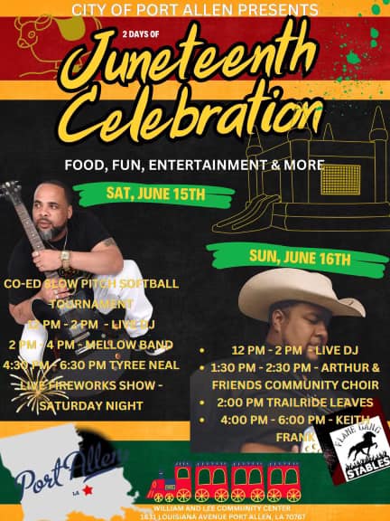 2024 City of Port Allen Juneteenth Celebration