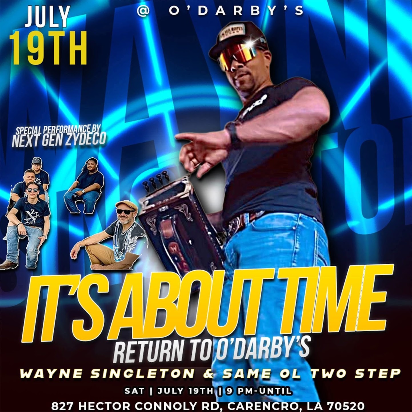 Wayne Singleton & Same Ol 2 Step - LIVE @ O'Darby's
