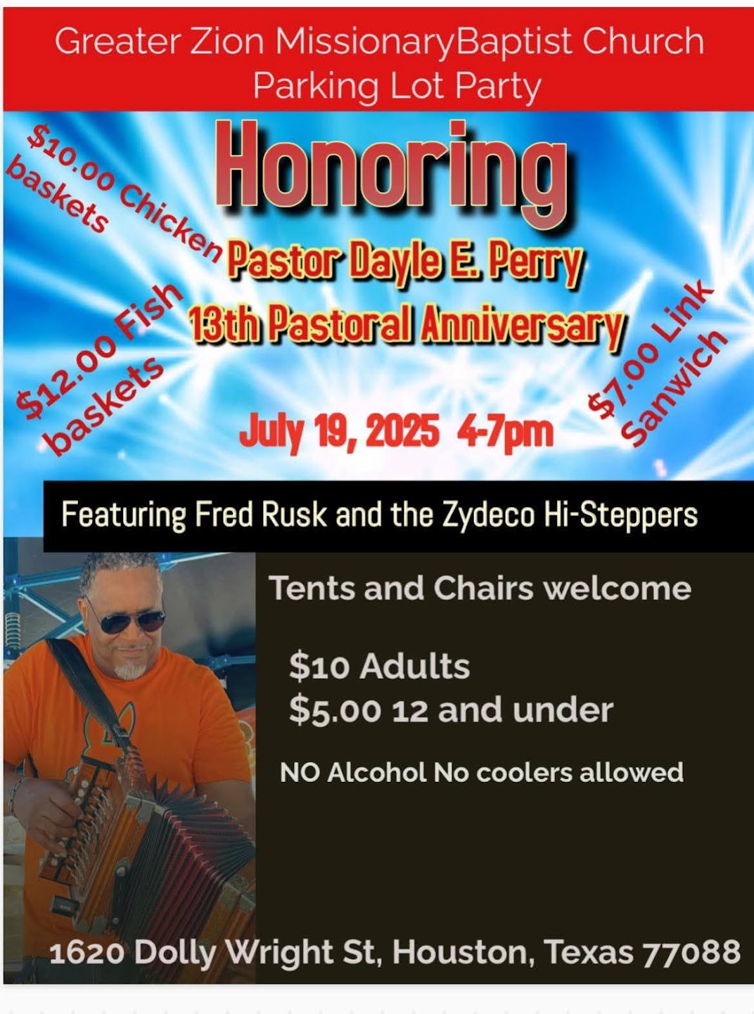 Pastor Dayle E Perry 13th Pastoral Anniversary