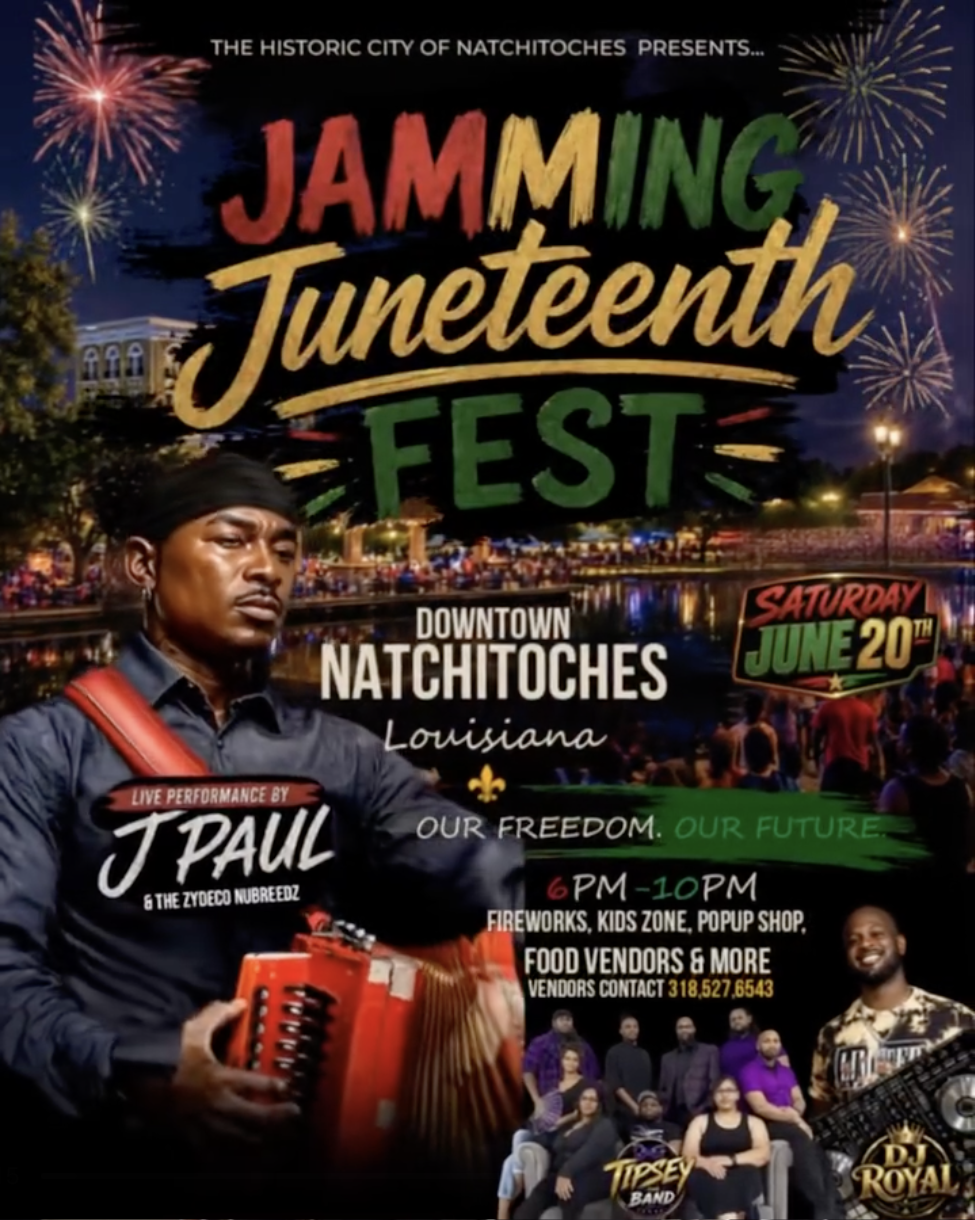 2026 City of Natchitoches Jammin' Juneteenth Fest
