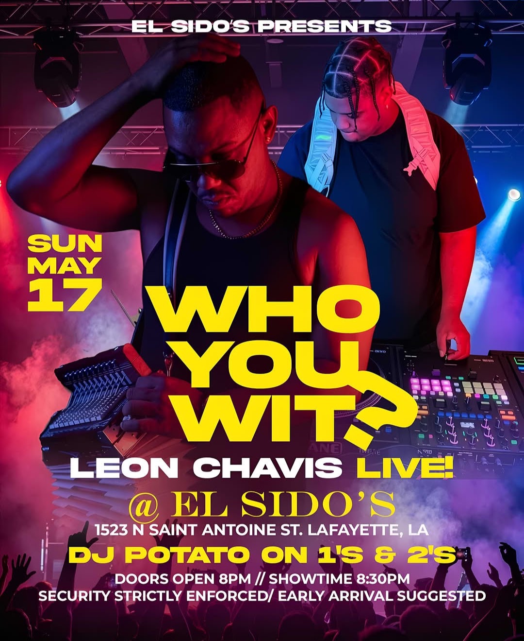Leon Chavis & the Zydeco Flames - LIVE @ El Sido's
