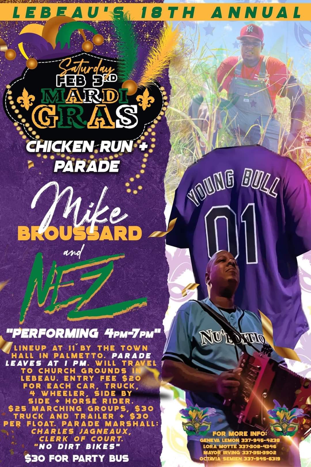 mardi gras chicken run song