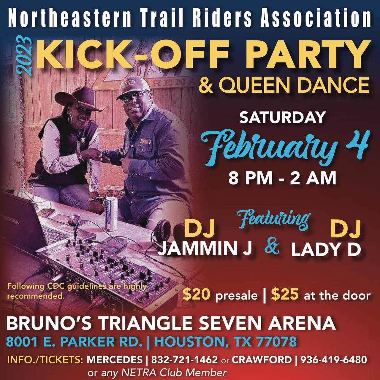 Northeastern Trail Riders Association - Kick Off Party & Queen Dance