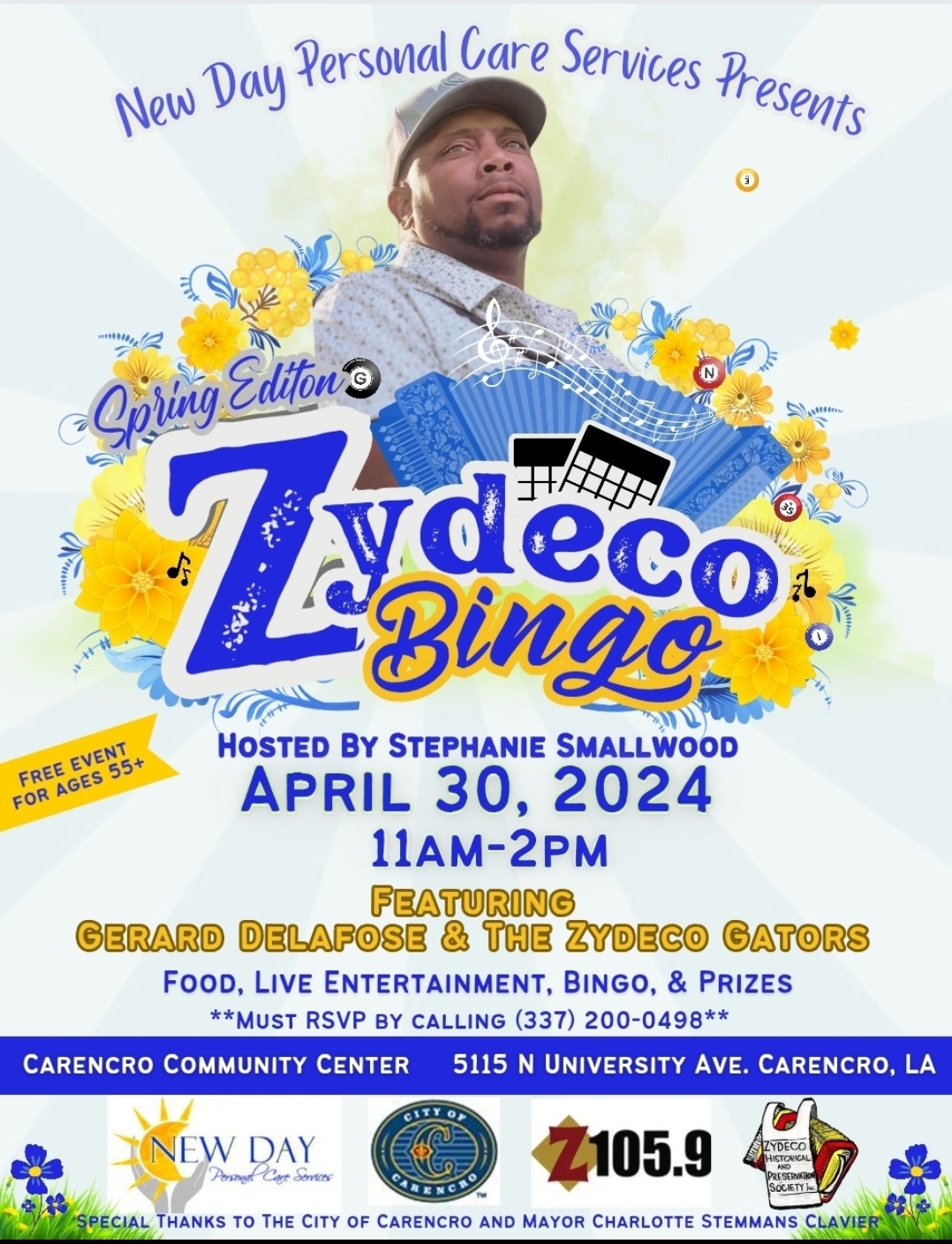 New Day Personal Healthcare & Services Presents Zydeco Bingo - Spring Edition