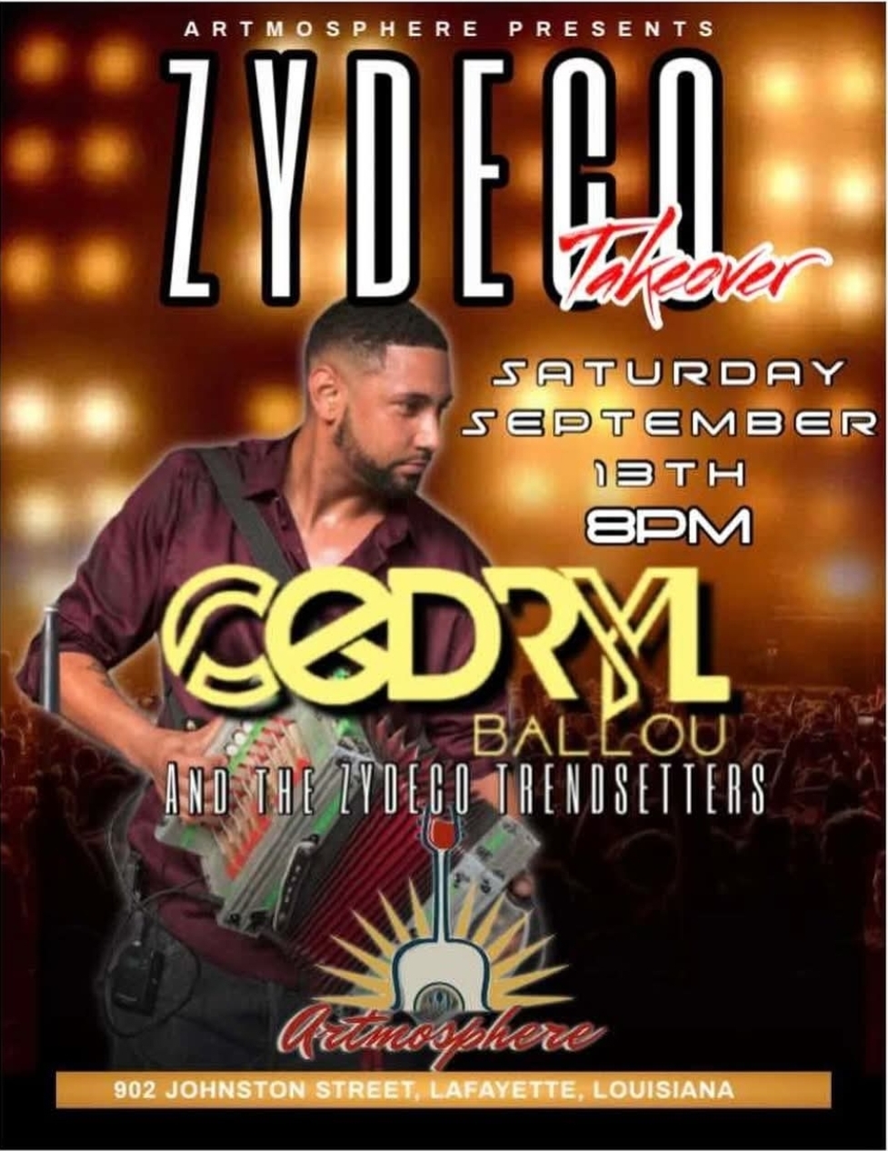 Cedryl Ballou & the Zydeco Trendsetters - LIVE @ Artmosphere