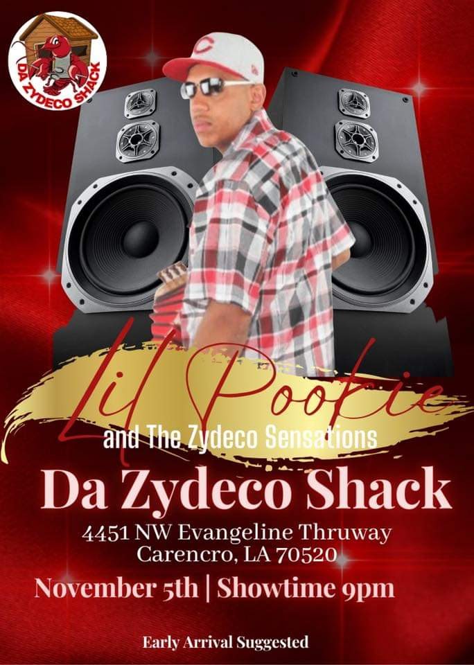 Lil Pookie & the Zydeco Sensations - LIVE @ Da Zydeco Shack