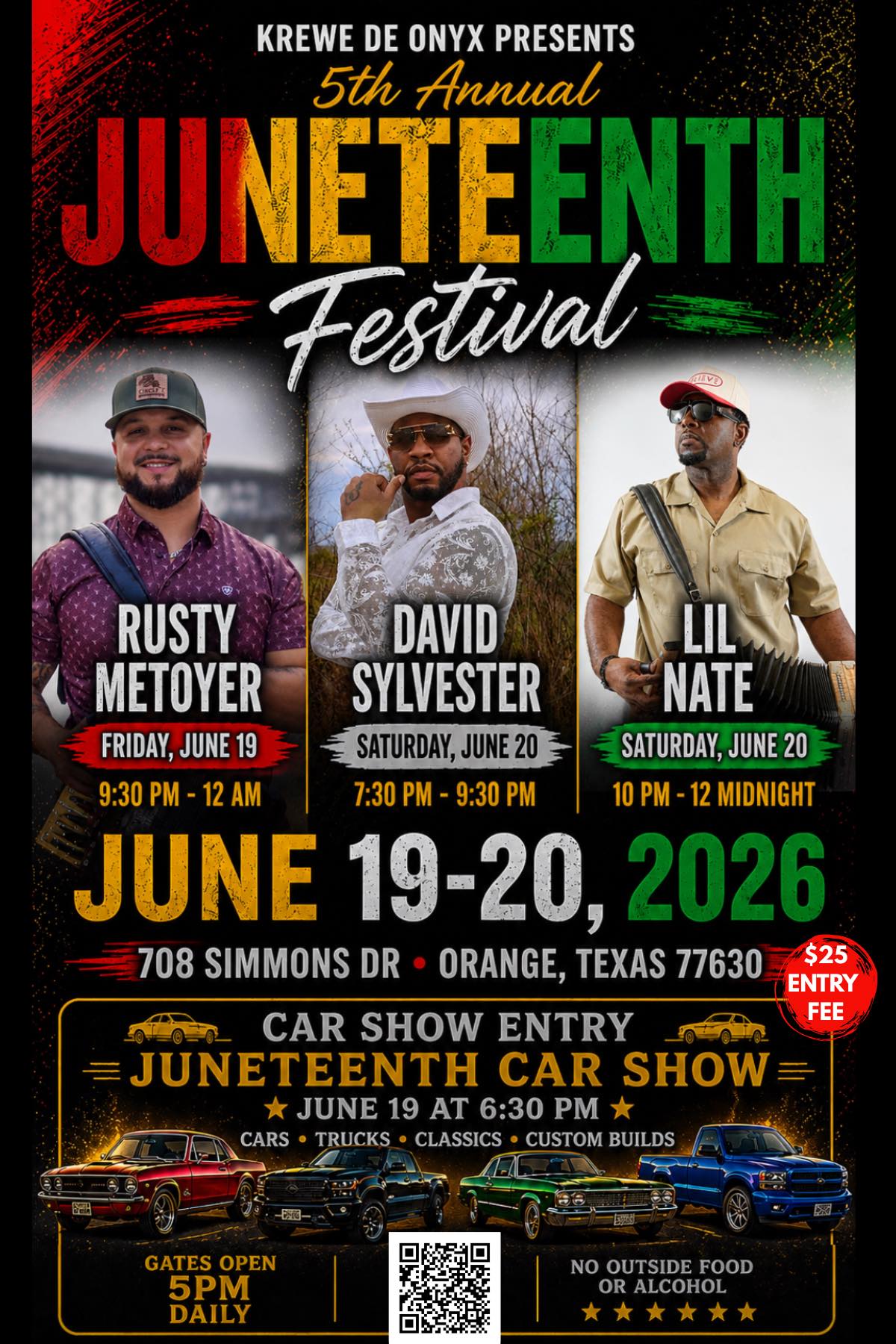 5th Annual Krewe De Onyx Juneteenth Festival