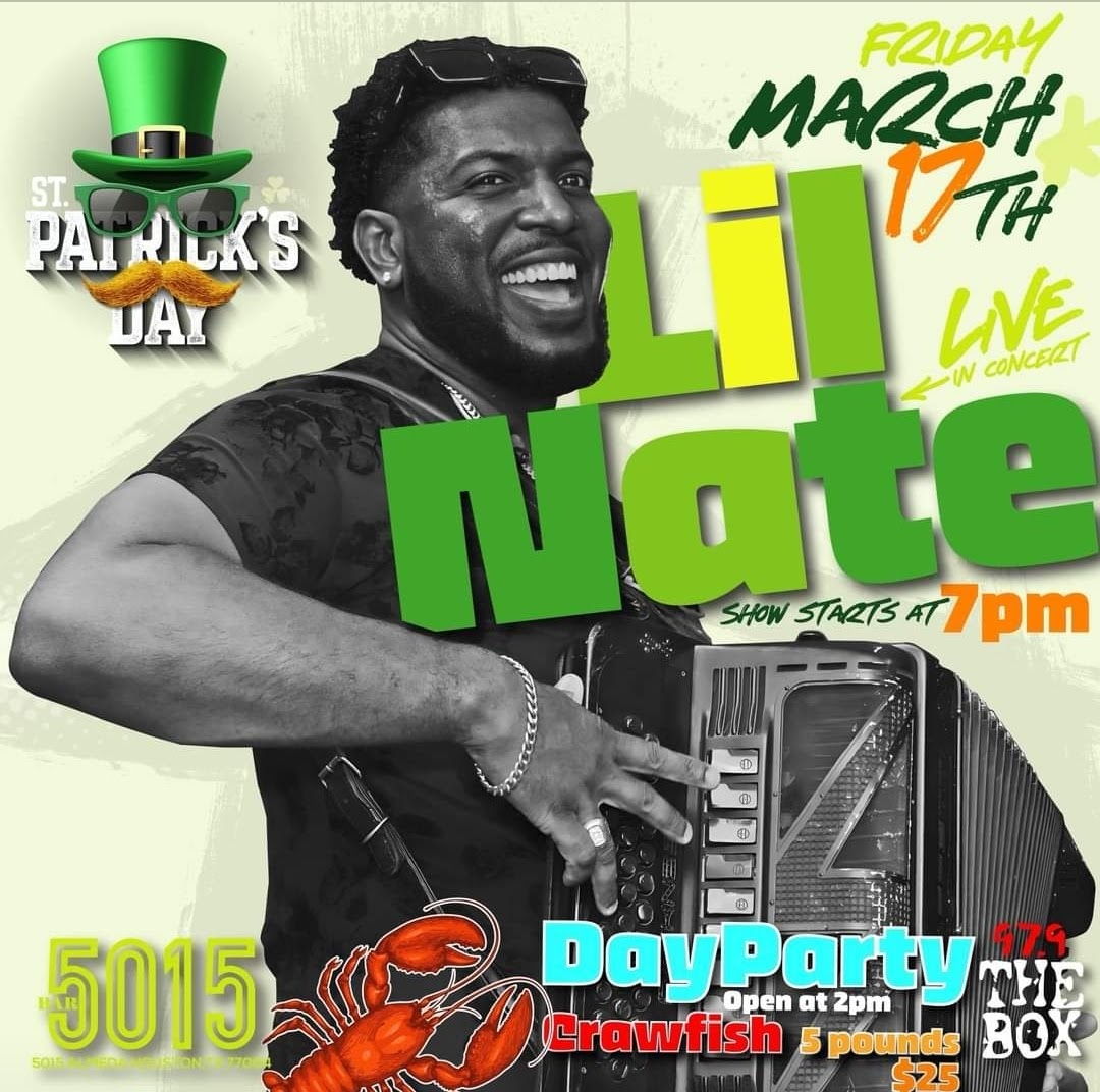 Bar 5015 Presents - St Patrick's Day Party with Lil Nate