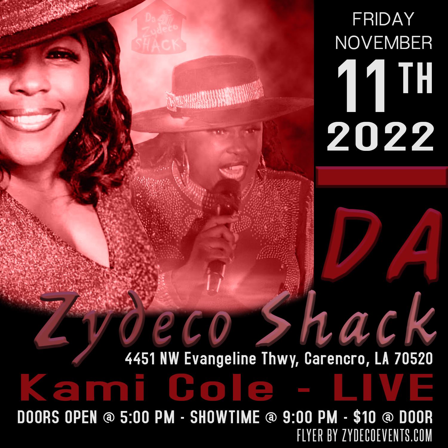 Kami Cole - LIVE @ Da Zydeco Shack