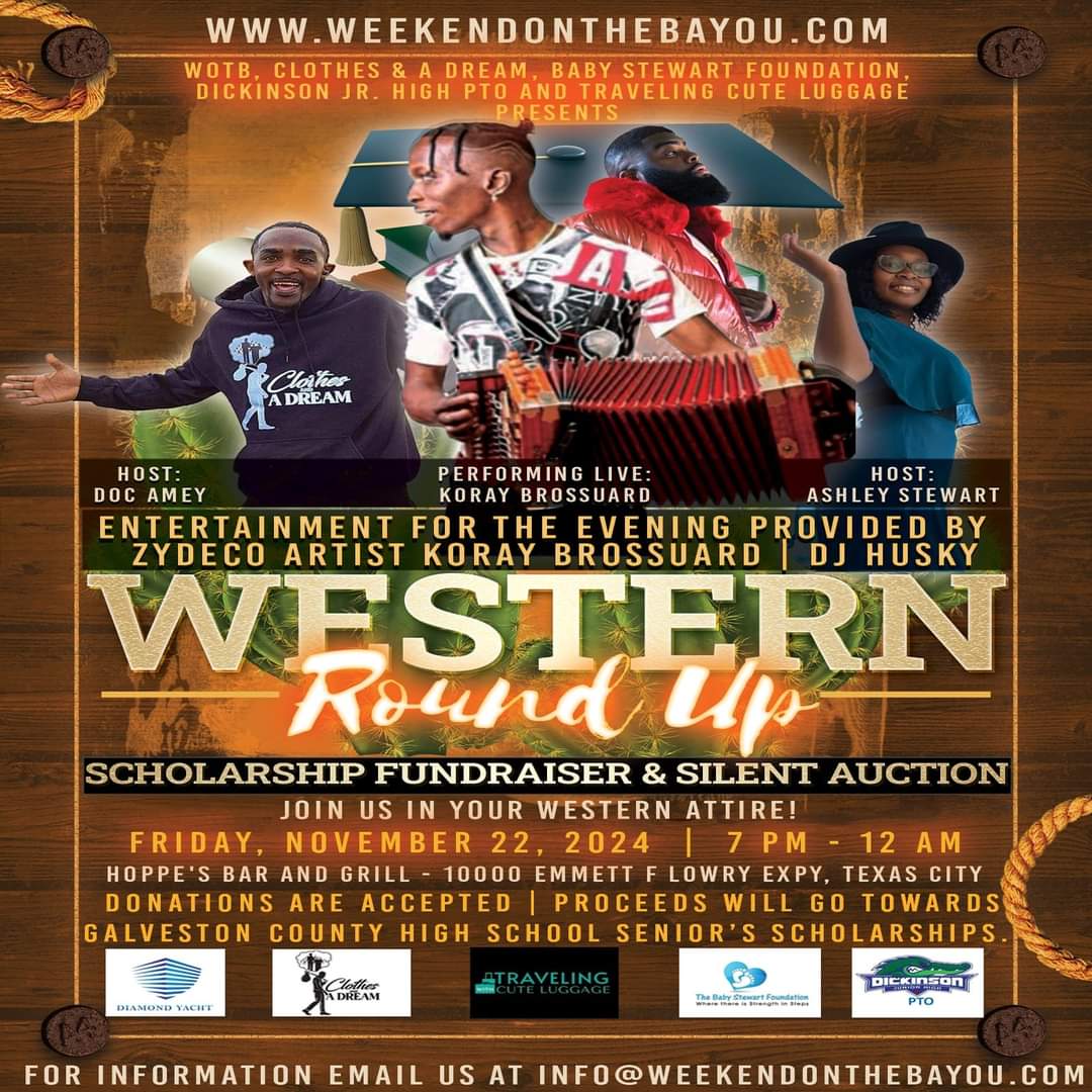 Weekend On The Bayou Presents: 2024 Western Roundup Scholarship & Silent Auction