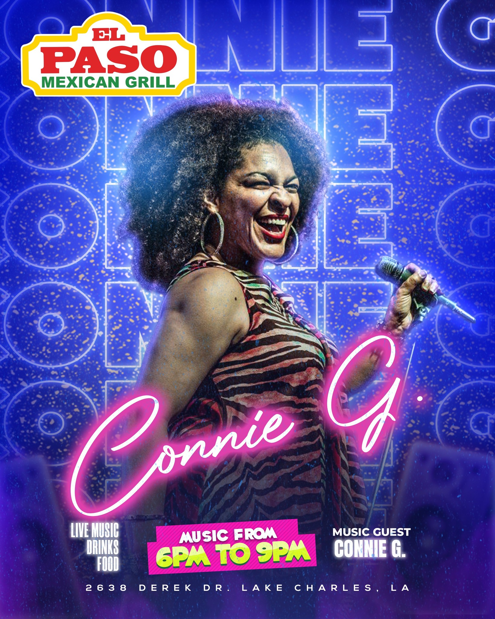 Connie G - LIVE @ El Paso Grill (Lake Charles)