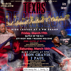 Texas Reckless 3rd Annual Campout & Trailride