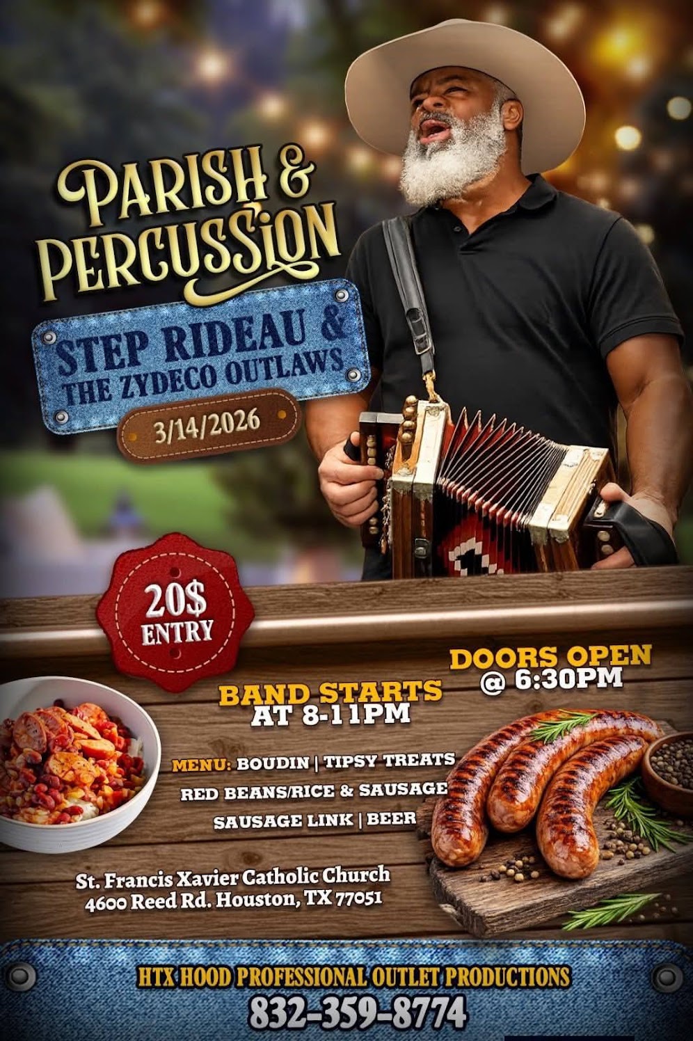 St Francis Xaivier Presents:  2026 Parish & Percussion