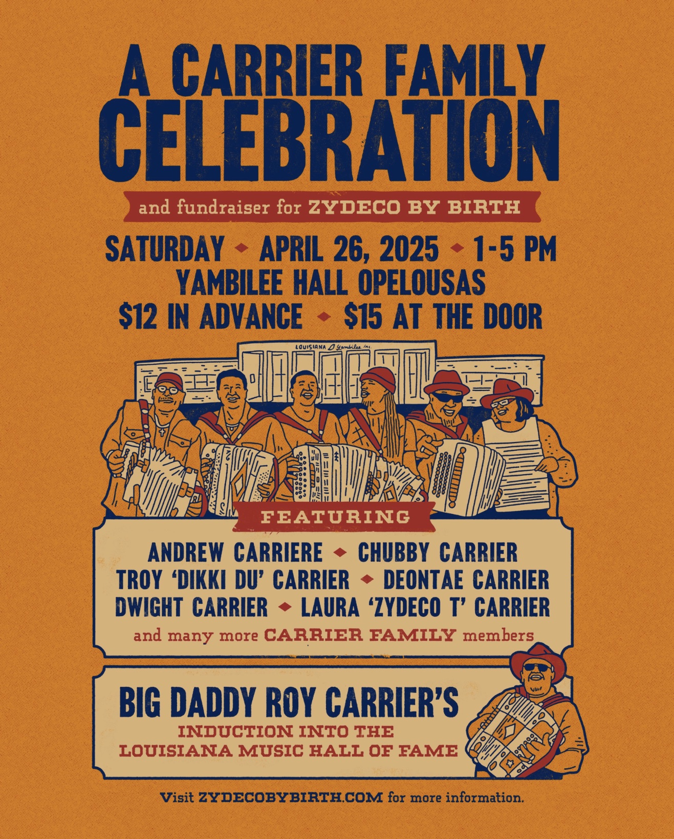Carrier Family Celebration: Roy Carrier's Induction Into Louisiana Music Hall of Fame