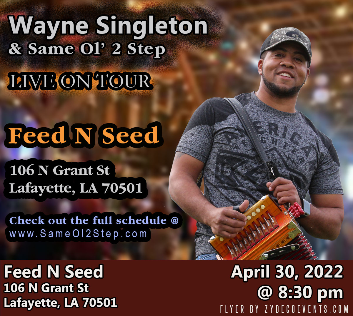 Wayne Singleton - LIVE @ Feed N Seed