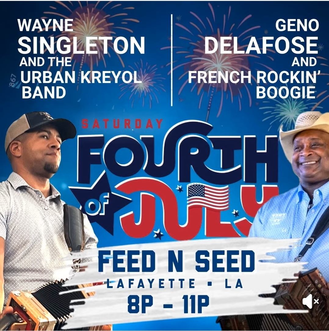 Wayne Singleton & Geno Delafose - LIVE @ Feed N Seed