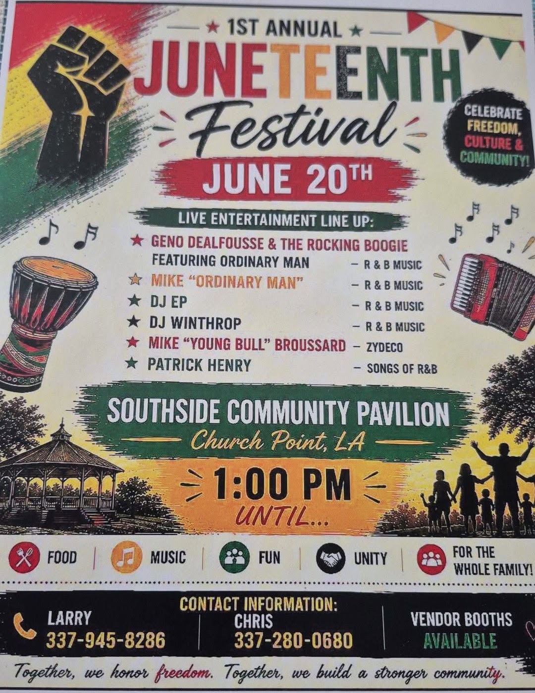 1st Annual Church Point Juneteenth Festival