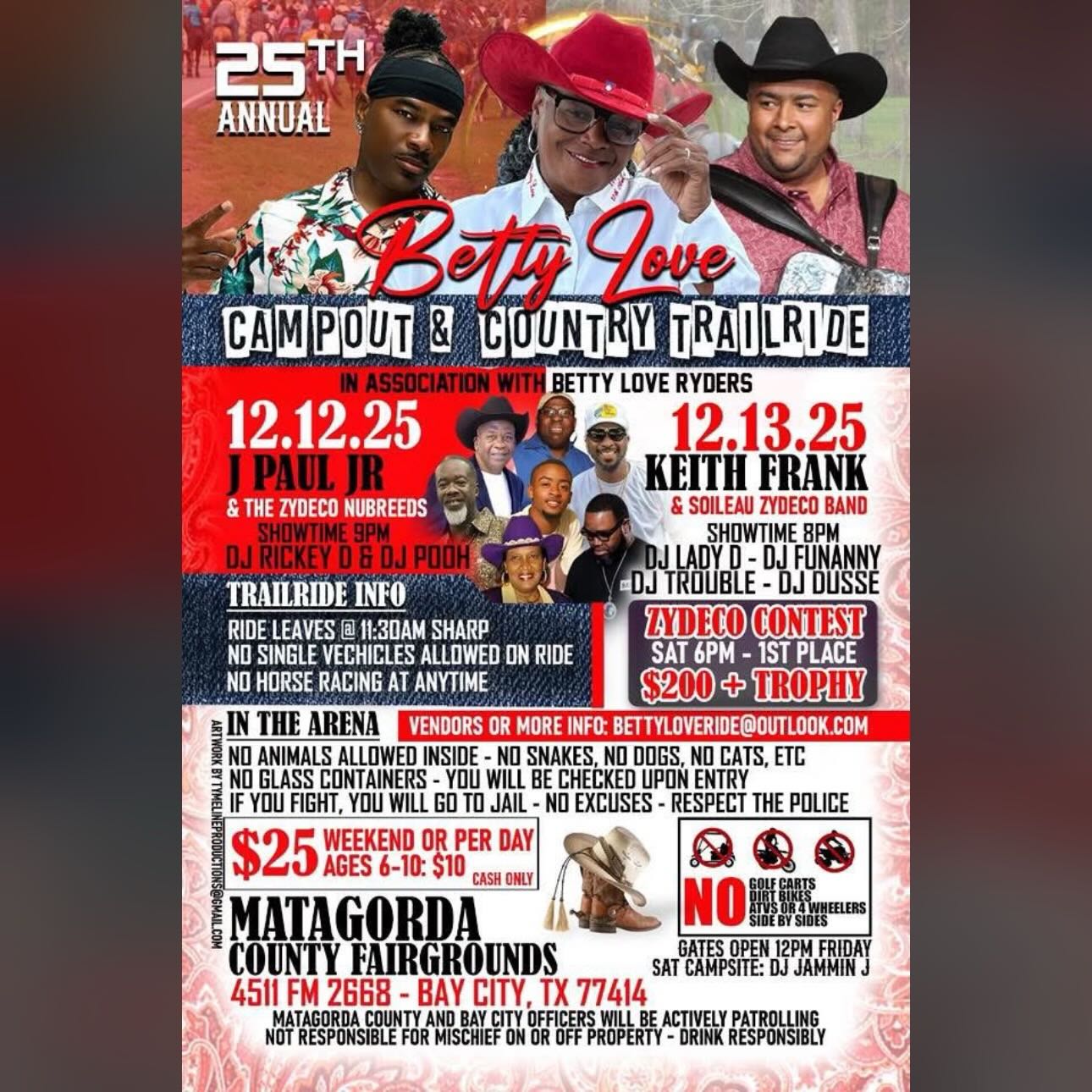 25th Annual Betty Love Campout & Country Trailride