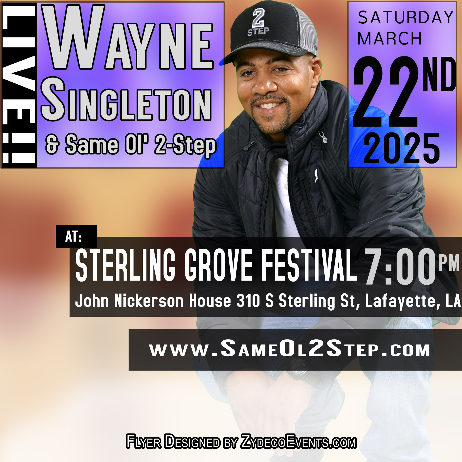 Wayne Singleton & Same Ol 2 Step - LIVE @ 2025 Sterling Grove Festival