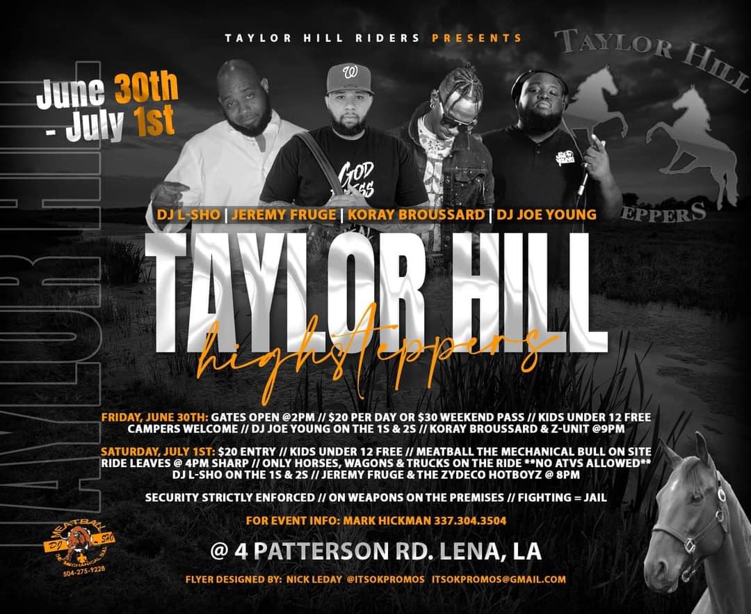 2023 Taylor Hill High Steppers Trailride