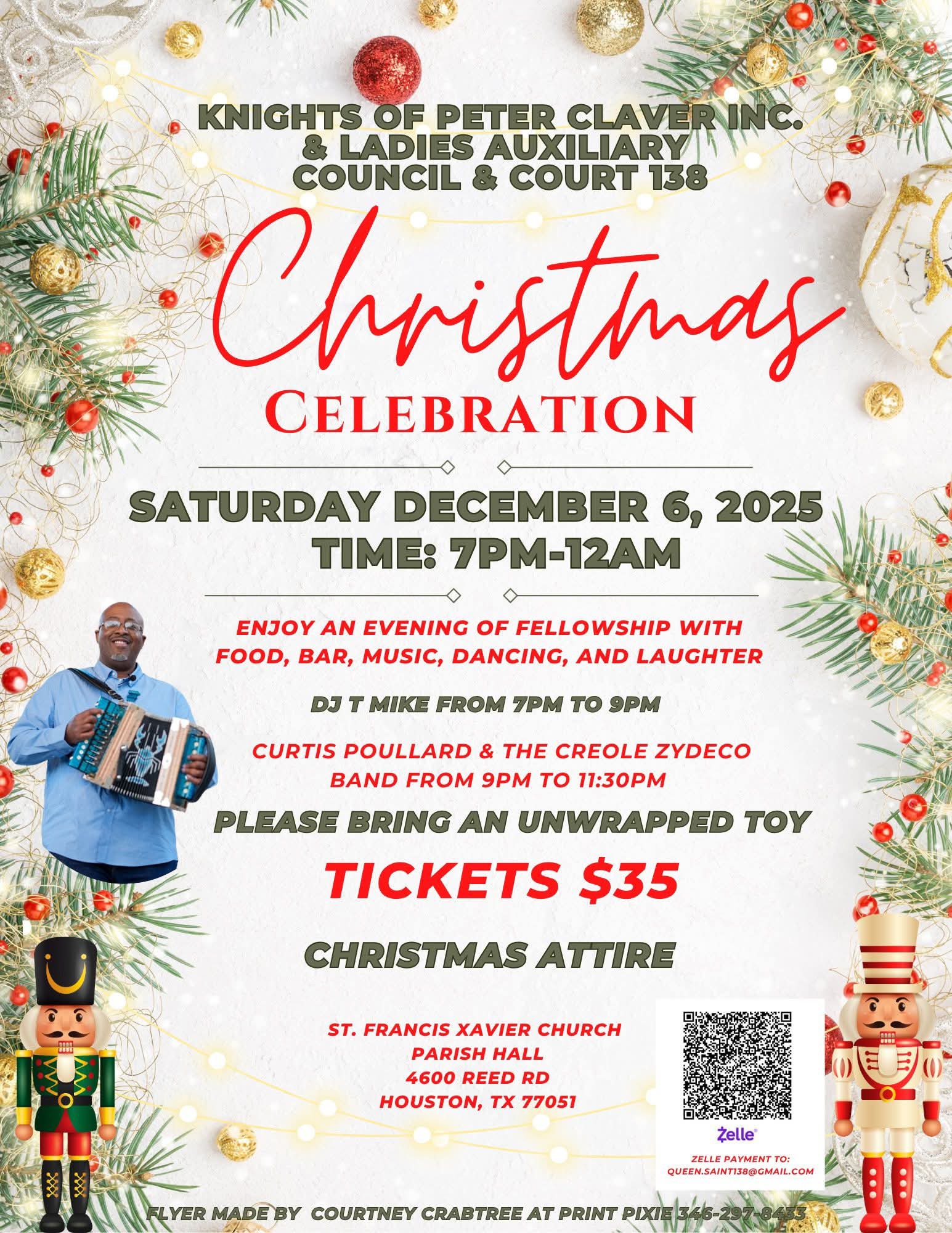 2025 Knights of Peter Claver & Ladies Auxillary Council & Court 138 Christmas Celebration