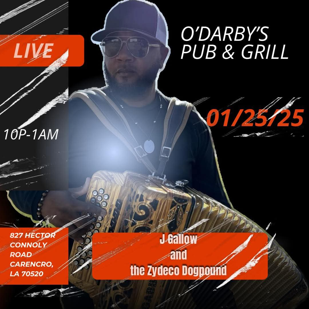 J Gallow & the Zydeco Dogpound - LIVE @ O'Darby's