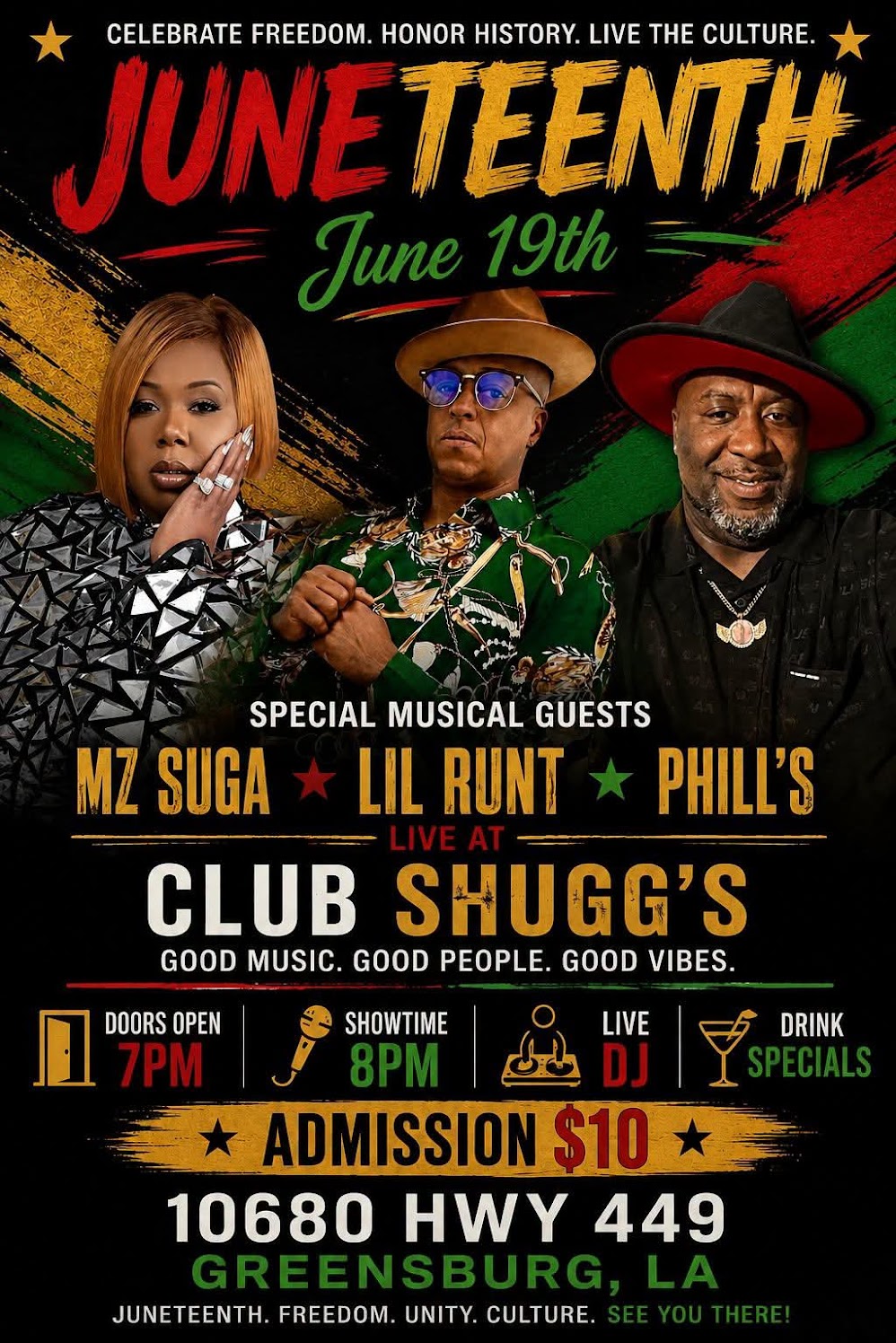 Club Shuggs' Juneteenth Celebration