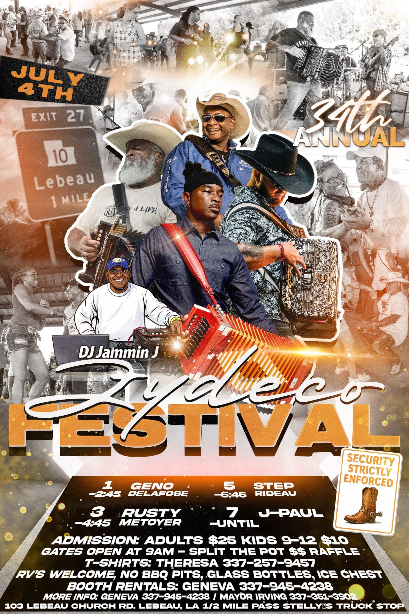 34th Annual Lebeau Zydeco Festival