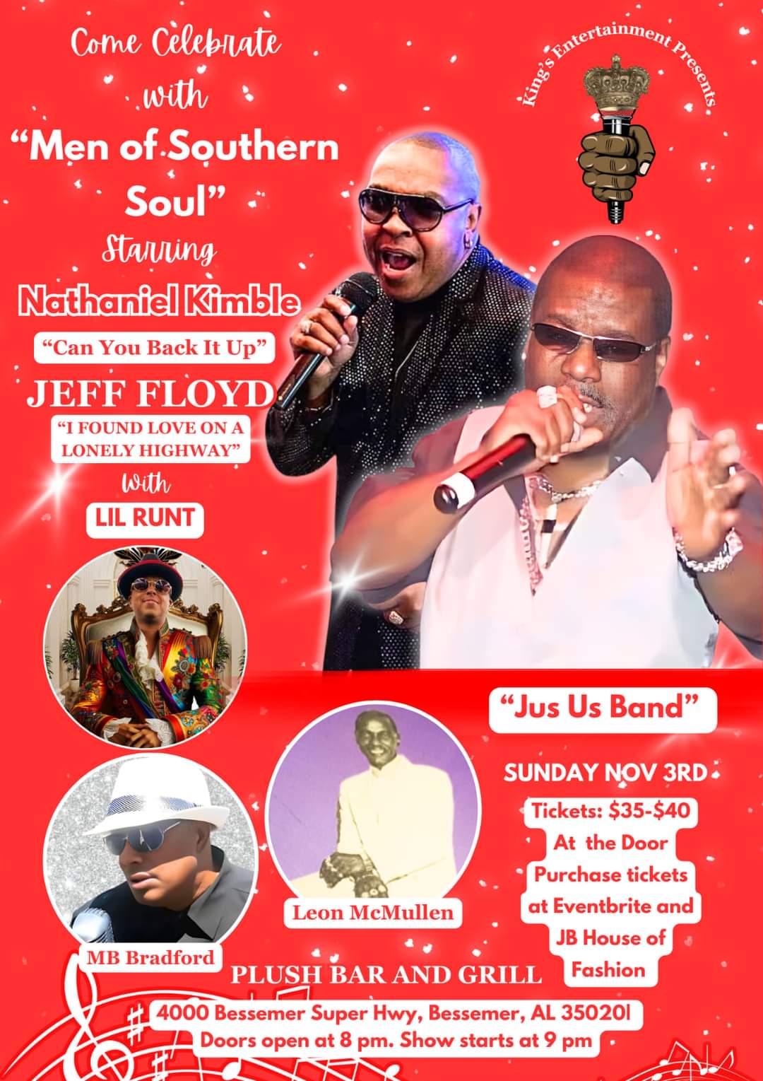 Men of Southern Soul Concert