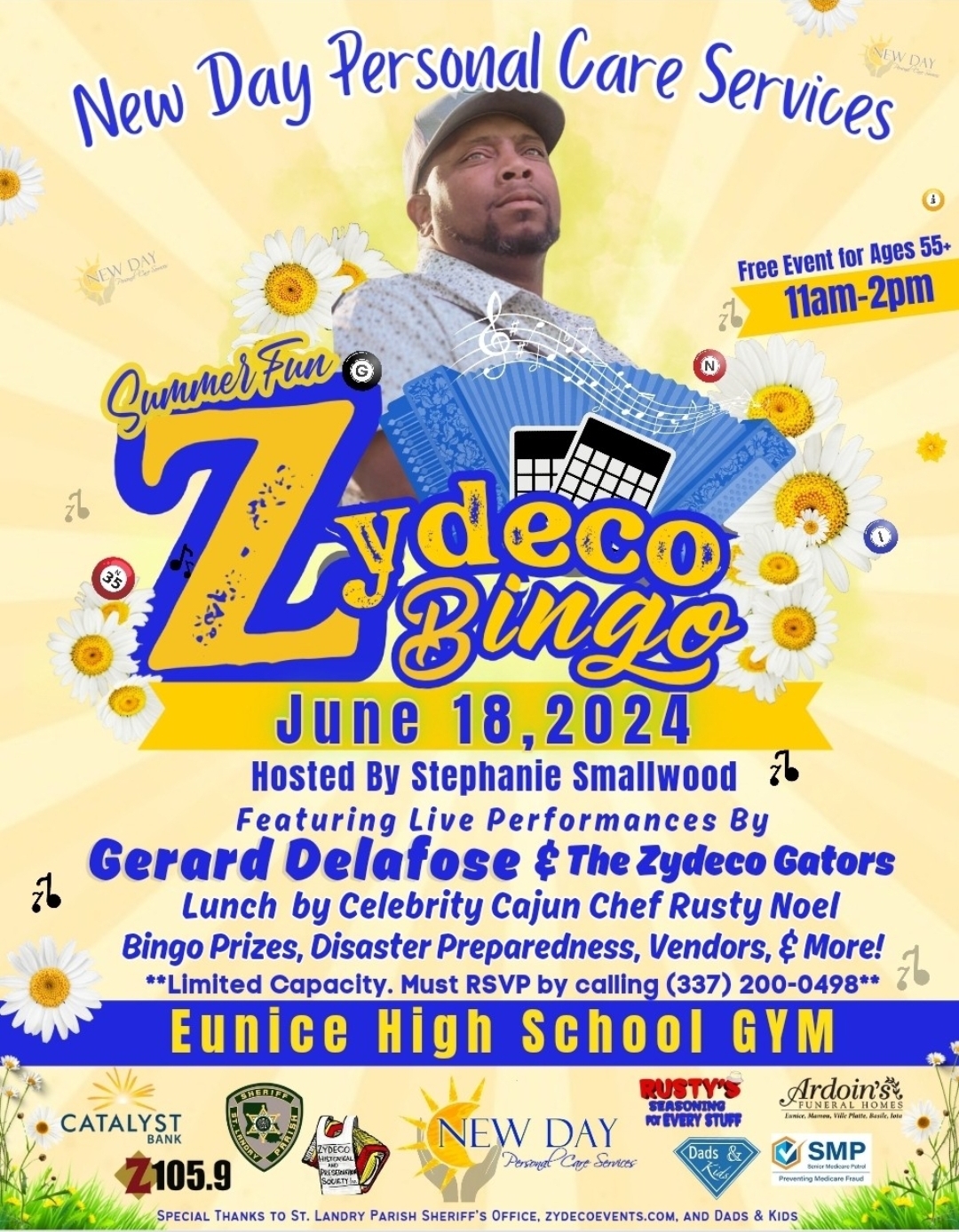 New Day Personal Care Services Presents: Zydeco Bingo (Eunice)