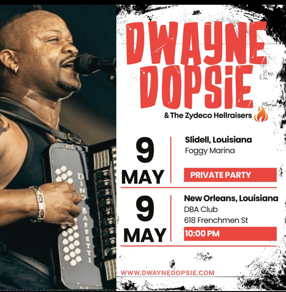 Dwayne Dopsie & the Zydeco Hellraisers - LIVE @ dba Club