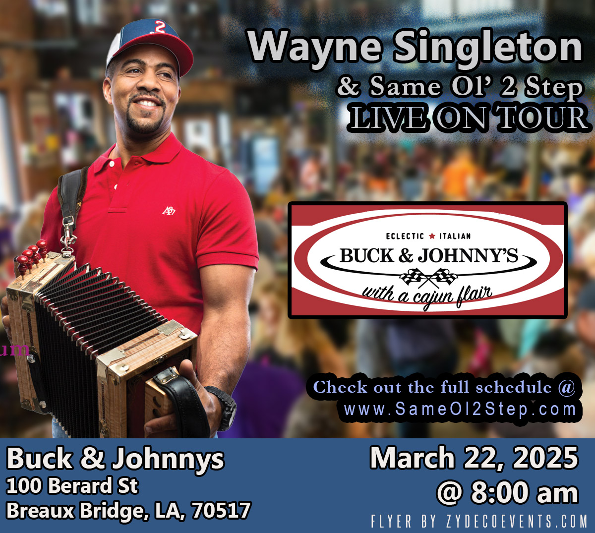 Wayne Singleton & Same Ol 2 Step - LIVE @ Buck & Johnny's