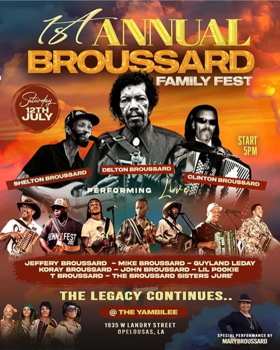 1st Annual Broussard Family Fest