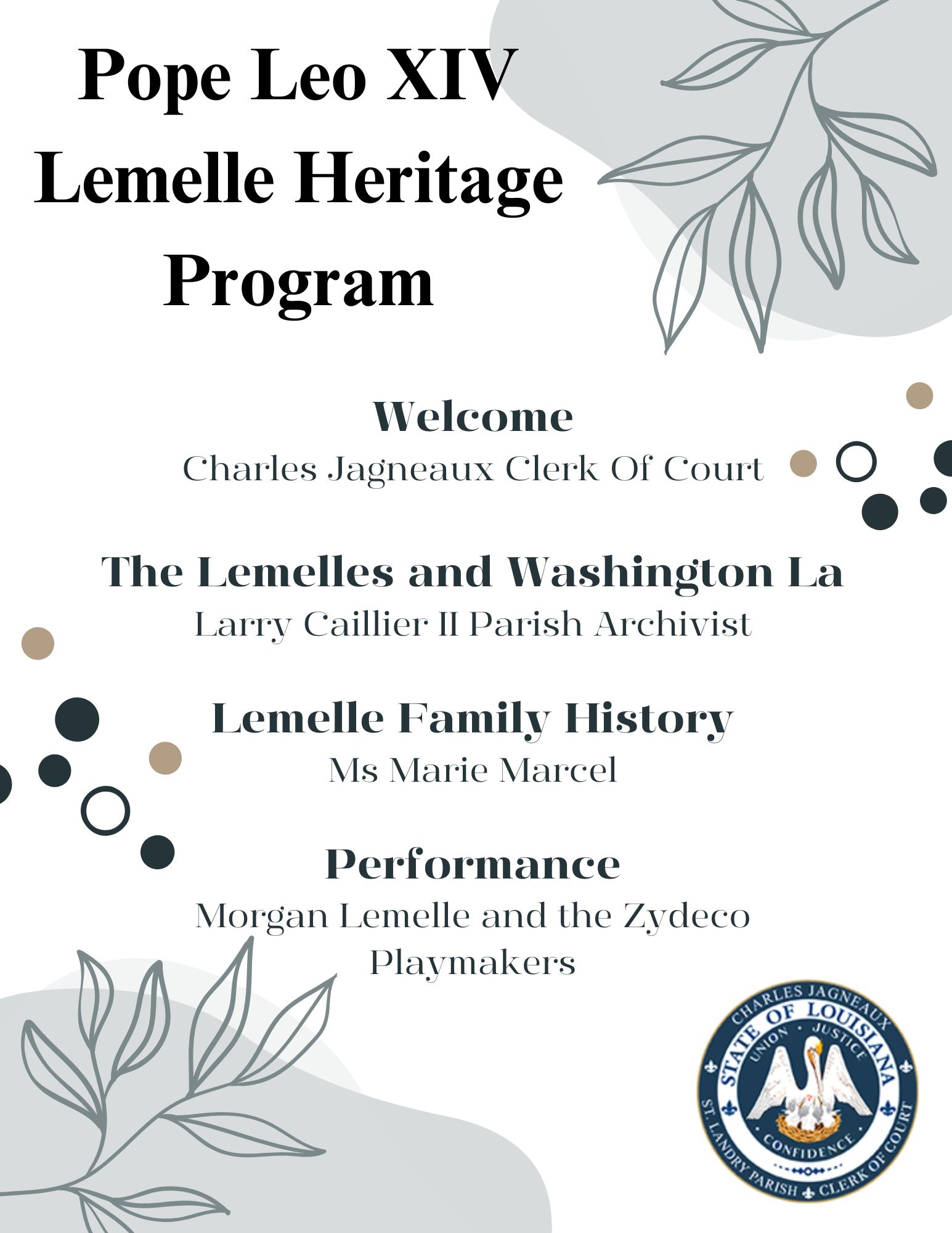 Lemelle Heritage Celebration