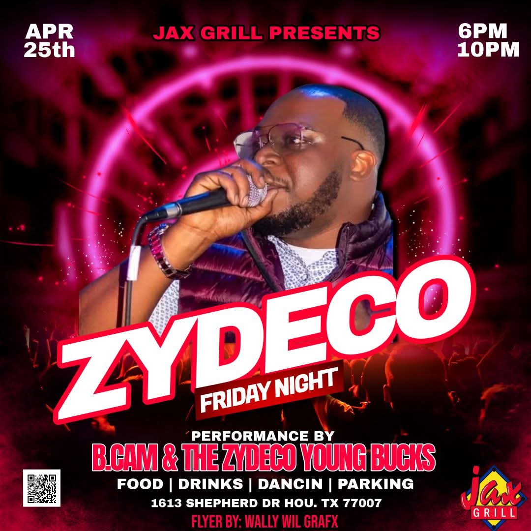 B Cam & the Zydeco Young Bucks - LIVE @ Jax Bar