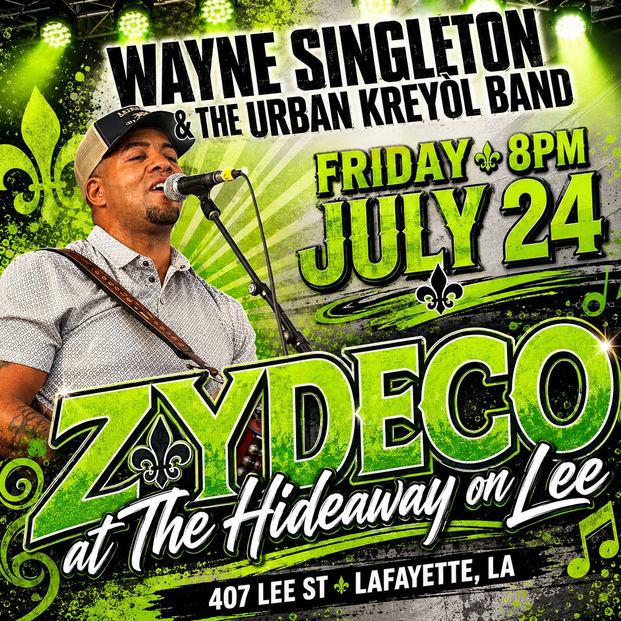 Wayne Singleton & the Urban Kreyol Band - LIVE @ Hideaway On Lee