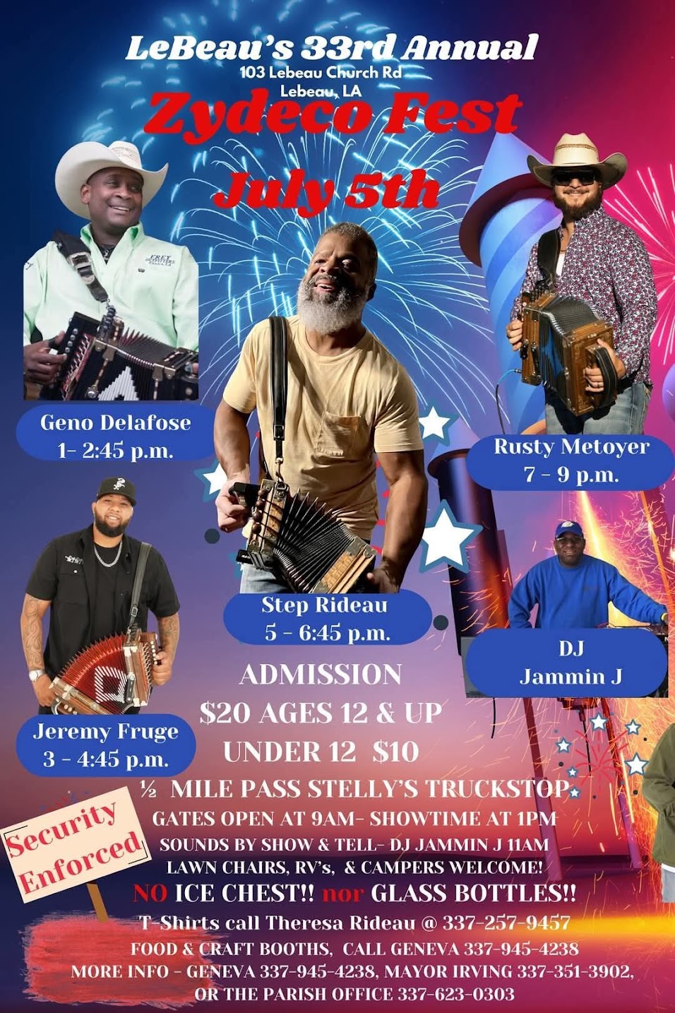 33rd Annual Lebeau Zydeco Festival