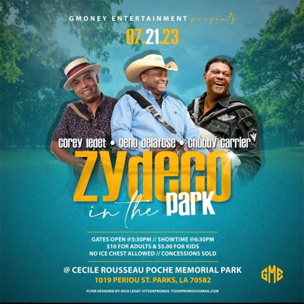 G Money Entertainment Presents: 2023 Zydeco In The Park