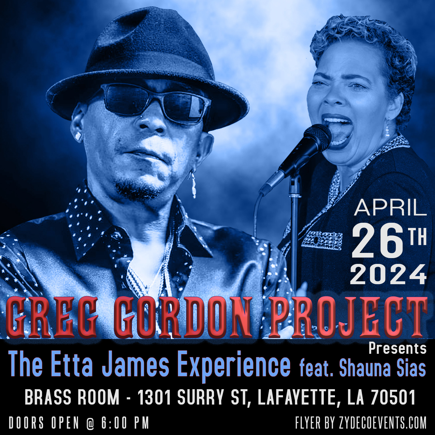 Greg Gordon Project Presents: The Etta James Experience feat Shauna Sias