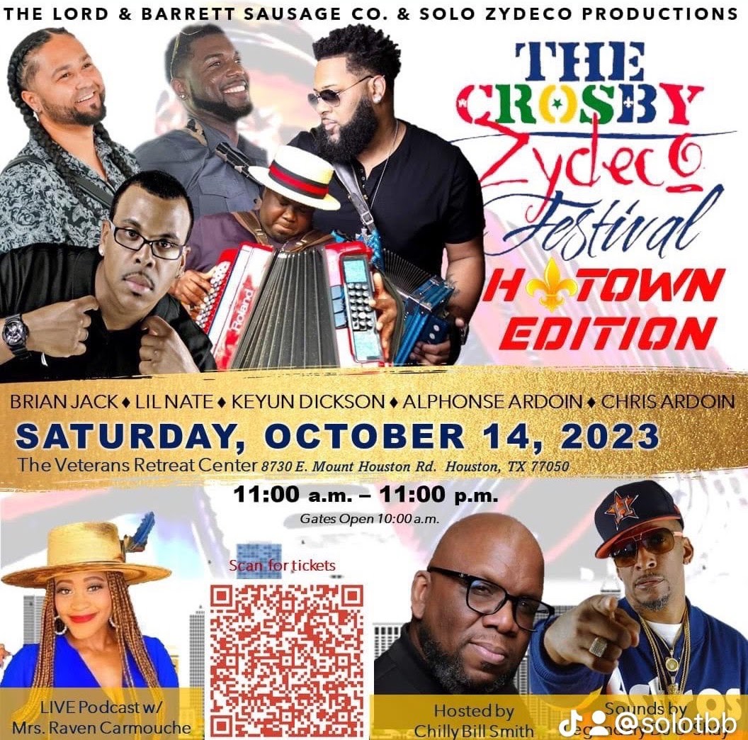 2023 Crosby Zydeco Festival Zydeco Events