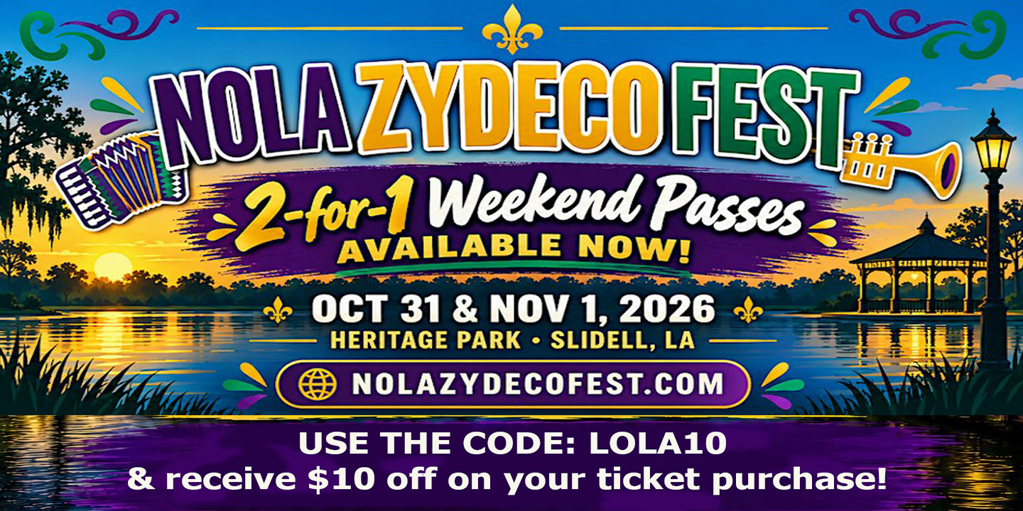 2026 NOLA Zydeco Festival - TICKET PURCHASE